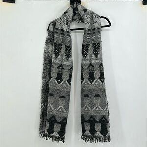 Sleeping on Snow Anthropologie Fringe Oversized Scarf/Shawl